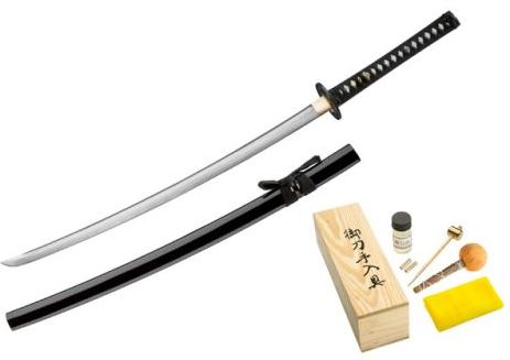 Boker Magnum Samurai Sword, Forged Damascus, Rayskin Handle, 05ZS580