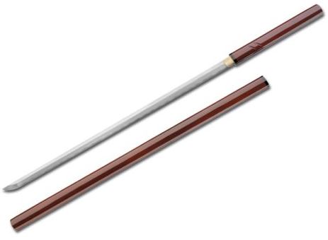 Boker Magnum Blind Samurai Sword, 1045 Carbon, Wood Handle, 05ZS600