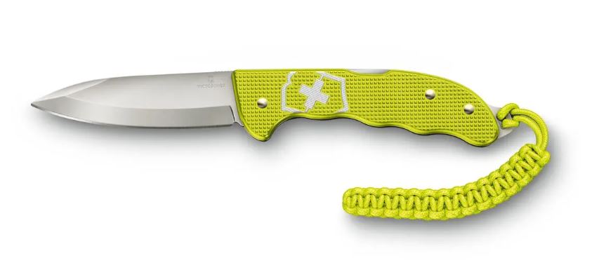 Victorinox Swiss Army Hunter Pro Folding Knife, Limited Edition 2023, Electric Yellow, 0.9415.L23