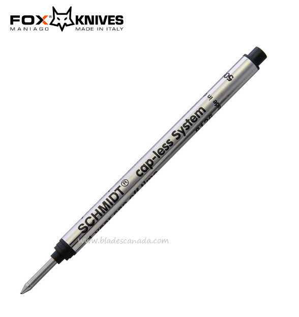Fox Italy Schmidt Mil-Tac Pen Refill, Black, S8126N