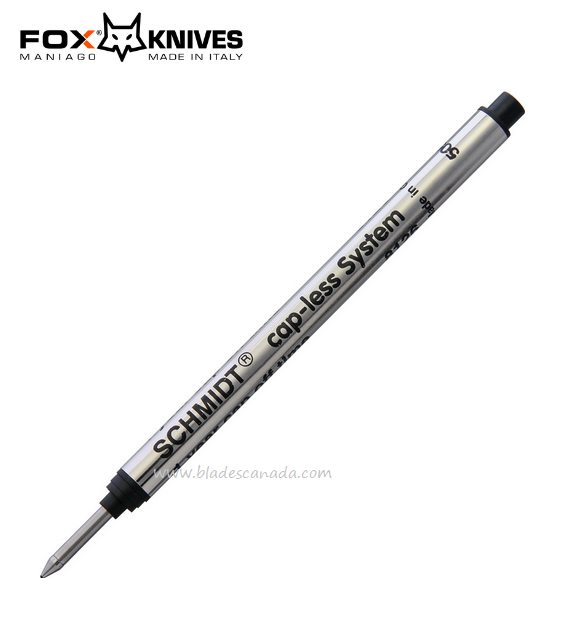 Fox Italy Schmidt Mil-Tac Pen Refill, Black, S 8126 N