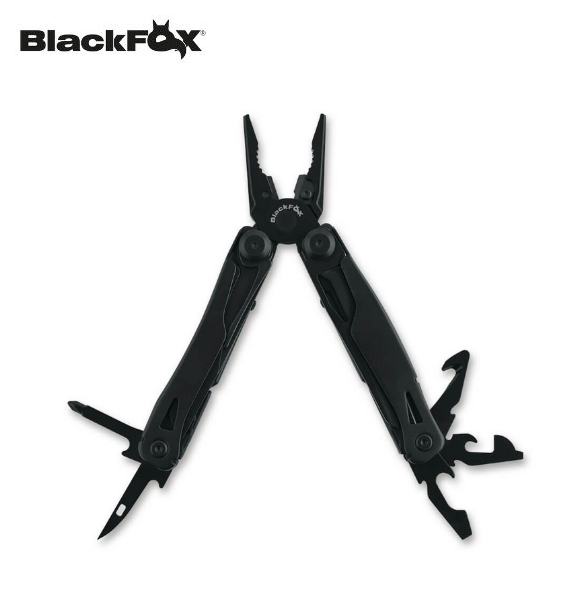 Black Fox Resilience Multitool, Stainless Black, BF-204