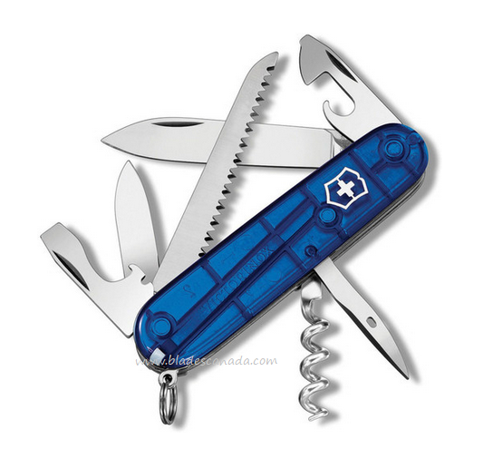 Swiss Army Camper Multitool, Sapphire Blue