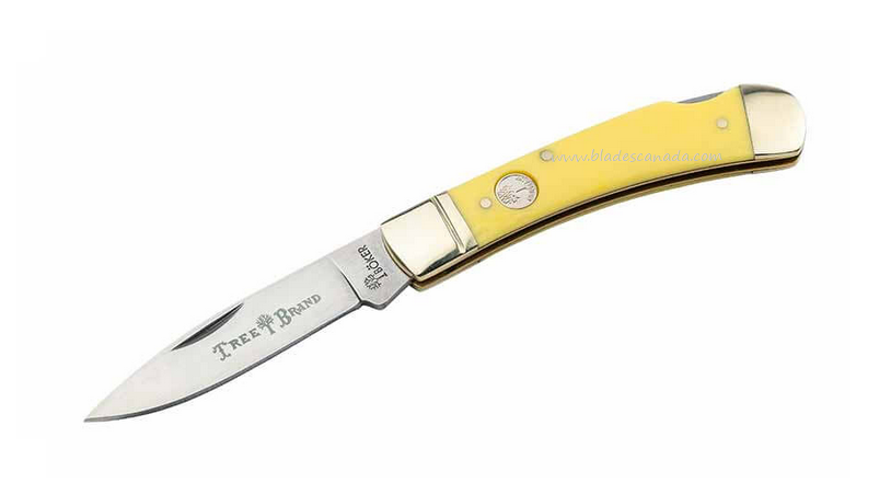 Boker Manufaktur Traditional Series 2.0 Gentleman's Foldin Knife, D2, Yellow Handle, 110818