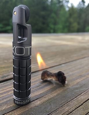 Exotac nanoSPARK compact firestarter - Black