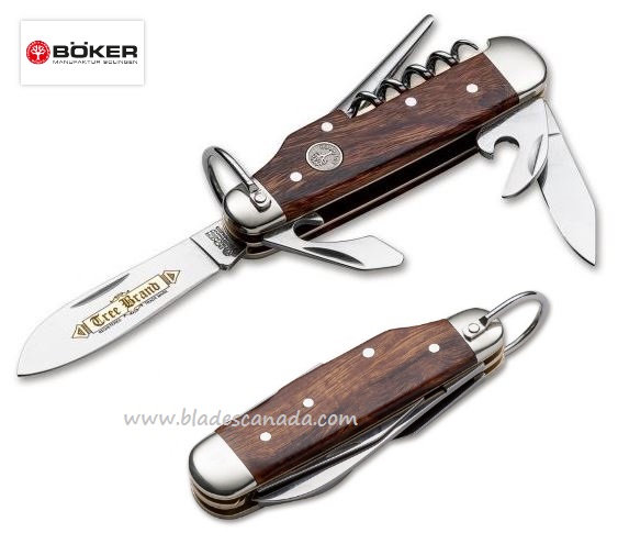 Boker Germany Camp Folding Knife, Classic Gold Series, 4034, Desert Ironwood, 114051