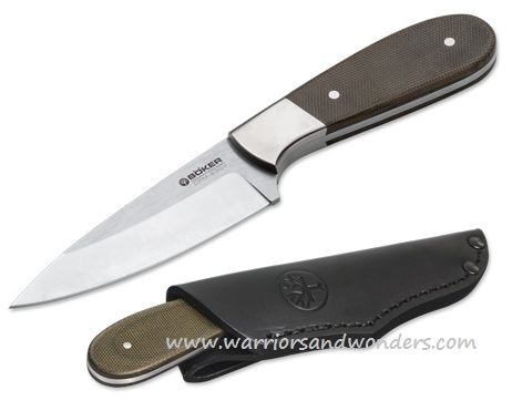 Boker Germany Rocky Ridge Hunter Fixed Blade Knife, CPM S30V, Micarta, 120645 - Click Image to Close