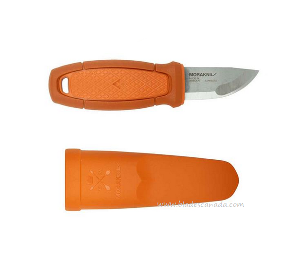 Morakniv Eldris Fixed Blade Knife, Stainless, Burnt Orange, 13501