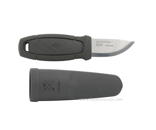 Morakniv Eldris LightDuty Fixed Blade Knife, Stainless, Dark Grey, 13843