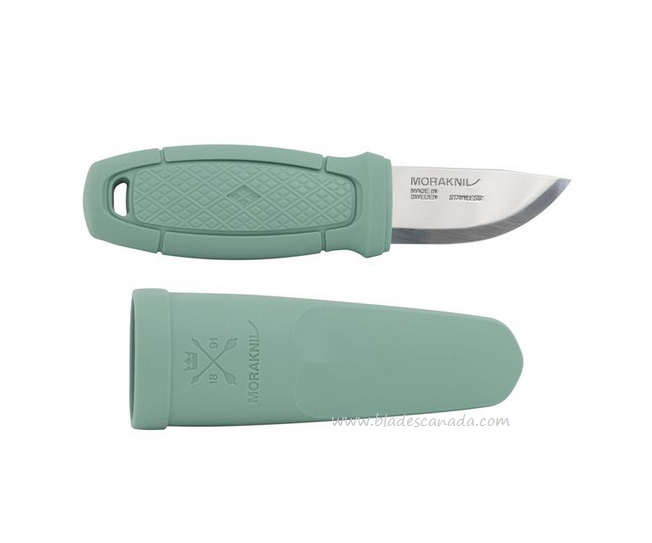 Morakniv Eldris LightDuty Fixed Blade Knife, Stainless, Mint Green, 13855