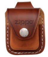 Zippo Leather Lighter Loop Pouch, Brown, LPLB - Click Image to Close