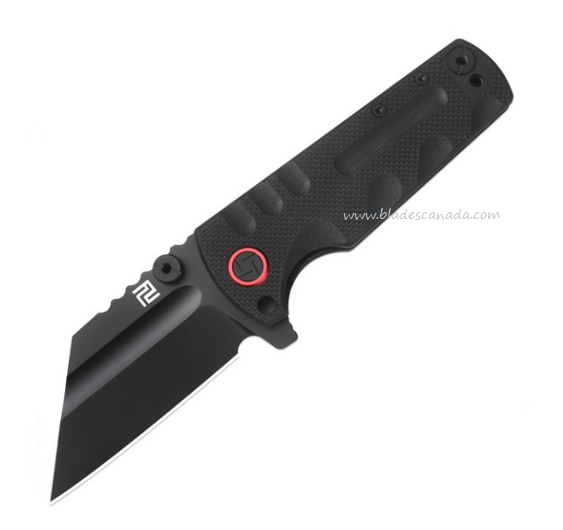 Artisan Cutlery Proponent Flipper Folding Knife, D2 Black, G10 Black, 1820P-BBK