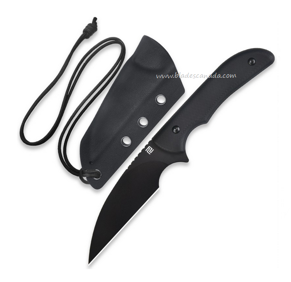 Artisan Cutlery Sea Snake Fixed Blade Knife, AR-RPM9 Black, G10 Black, 1842B-BBK