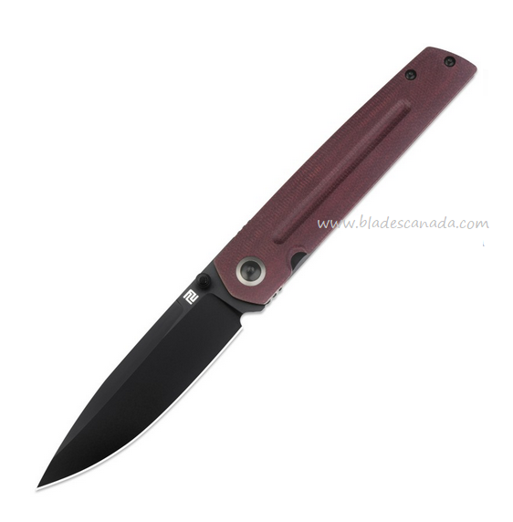 Artisan Cutlery Sirius Folding Knife, S35VN Black, Micarta DRC, 1849P-BDRC