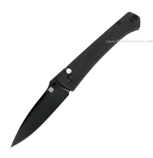 Artisan Cutlery Andromeda Folding Knife, S35VN Black, Micarta Black, 1856P-MBK