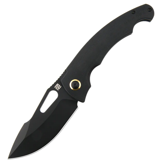 Artisan Cutlery Xcellerator Folding Knife, AR-RPM9 Black, Micarta Black, 1860P-BMBK