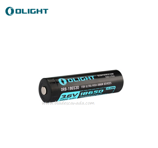 Olight High Drain 18650 Battery 3500mAh - Single - Click Image to Close