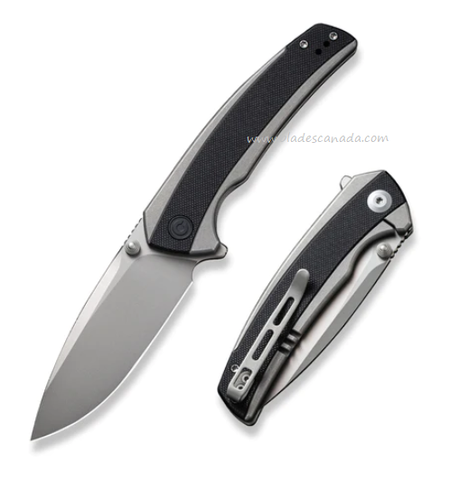 CIVIVI Teraxe Flipper Framelock Knife, Nitro-V, G10/Steel, 20036-3