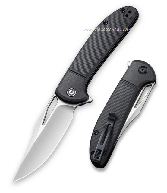 CIVIVI Ortis Flipper Folding Knife, FRN Black, 2013B