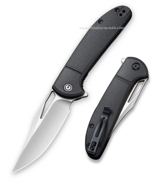 CIVIVI Ortis Flipper Folding Knife, FRN Black, 2013B - Click Image to Close