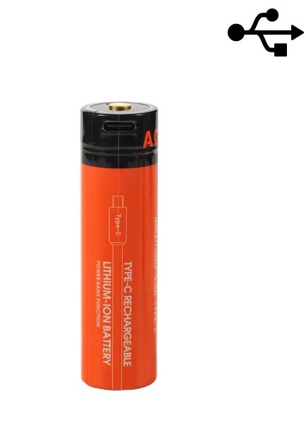 Acebeam 21700 USB-C Rechargeable Battery - 20A - 5100mAh - Click Image to Close
