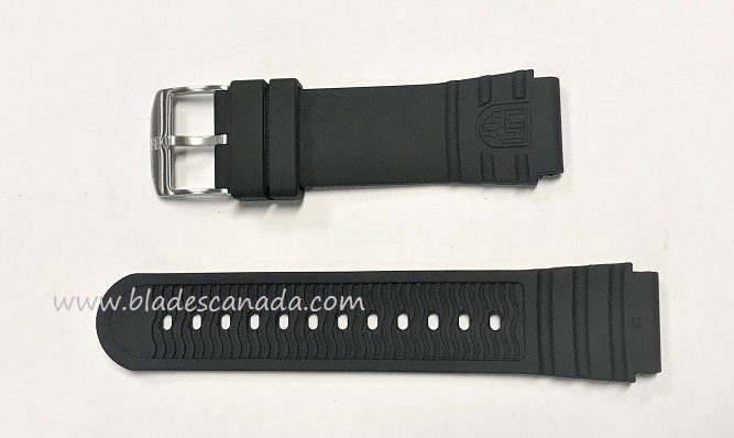 Luminox FP2201.20Q PU Watch Strap Black, Steel Buckle - Click Image to Close