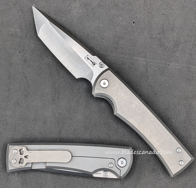 Chaves Ultramar 229 Liberation Framelock Folding Knife, M390 SW Tanto, Titanium, 229/LT/SWTI/BF