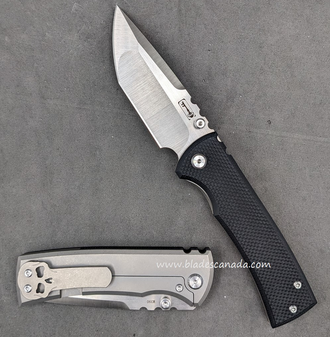 Chaves Ultramar 229 Redencion Framelock Folding Knife, M390 Tanto, G10 Black, 229-RT-BG10/BF