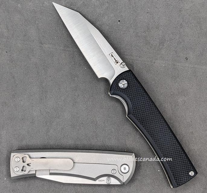 Chaves Knives 229 Sangre Framelock Folding Knife, M390 Wharncliffe, G10 Black, 229/SW/BG10/BF