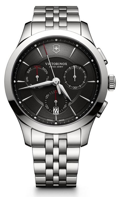 Victorinox Alliance Chronograph SS Bracelet - Black