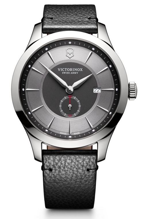 Victorinox Alliance Leather Strap - Gray