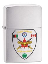 Zippo Canadian Forces Afghanistan Lighter, Ltd Edition Silver, 26695 - Click Image to Close