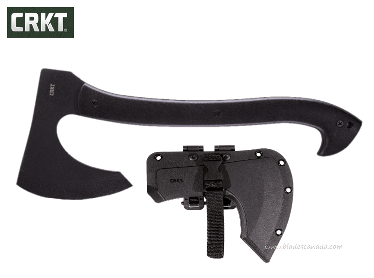 CRKT Skeggox Axe, SK-5 Steel, GRN Black, Hard Sheath, 2917