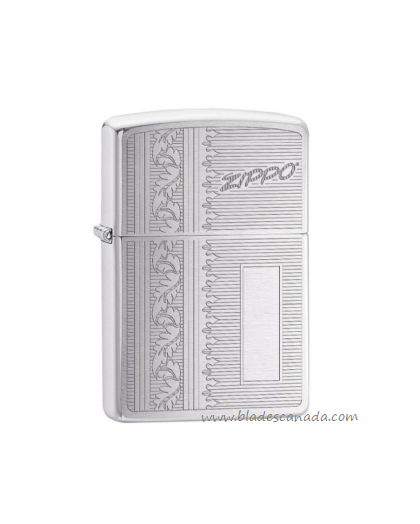 Zippo Brushed Chrome Design Lighter, 29682