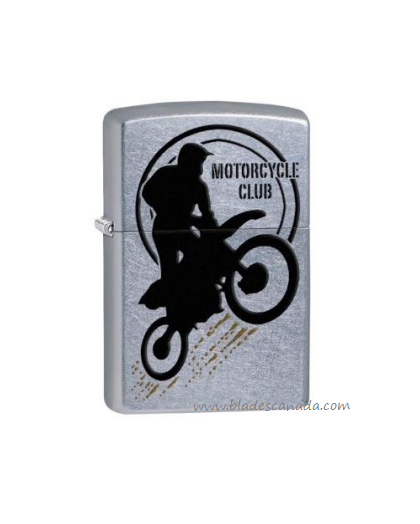 Zippo Street Chrome Motorcycle Club Lighter, 29695