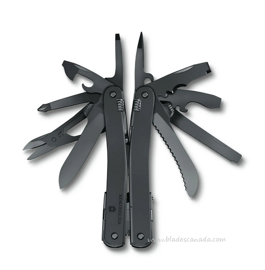 Victorinox Swiss Army Swiss Tool Spirit MXBS, Black, 24 Lockable Functions