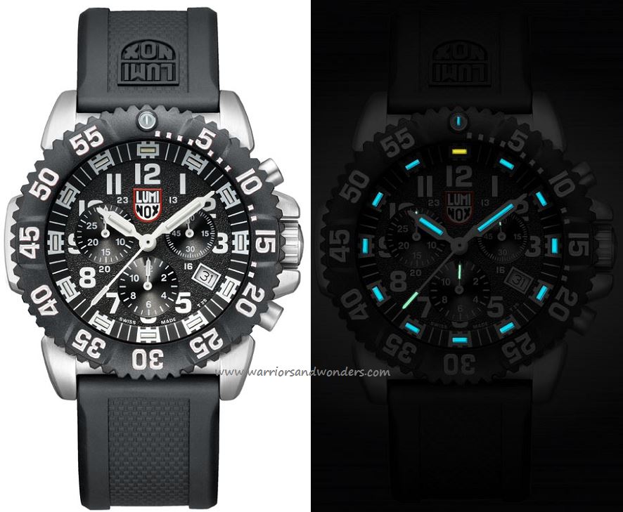 Luminox Sea A.3181 Steel Colormark Chronograph Series - Click Image to Close