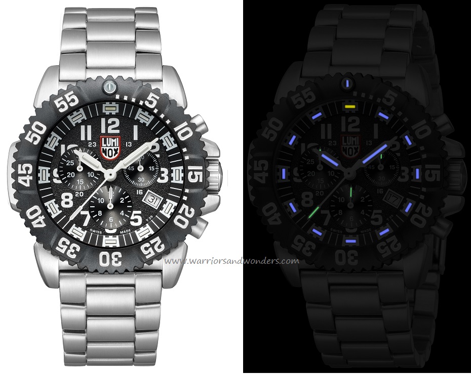 Luminox Sea A.3182 Steel Colormark Chronograph Series - Click Image to Close