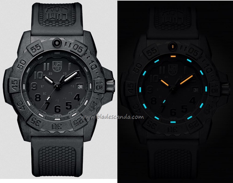 Luminox A.3501BO Navy Seal Series PC Carbon - Blackout - Click Image to Close