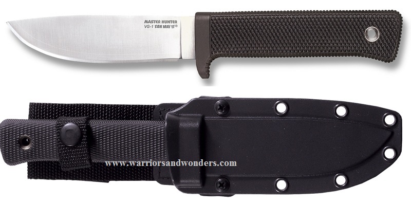 Cold Steel Master Hunter Fixed Blade Knife, VG1 San Mai III, Kydex Sheath, 36JSK - Click Image to Close