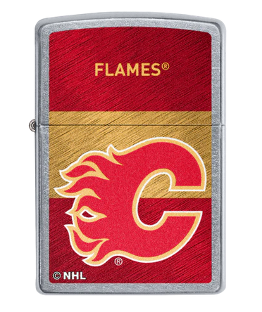 Zippo NHL Calgary Flames Lighter, Metal Construction, 39812