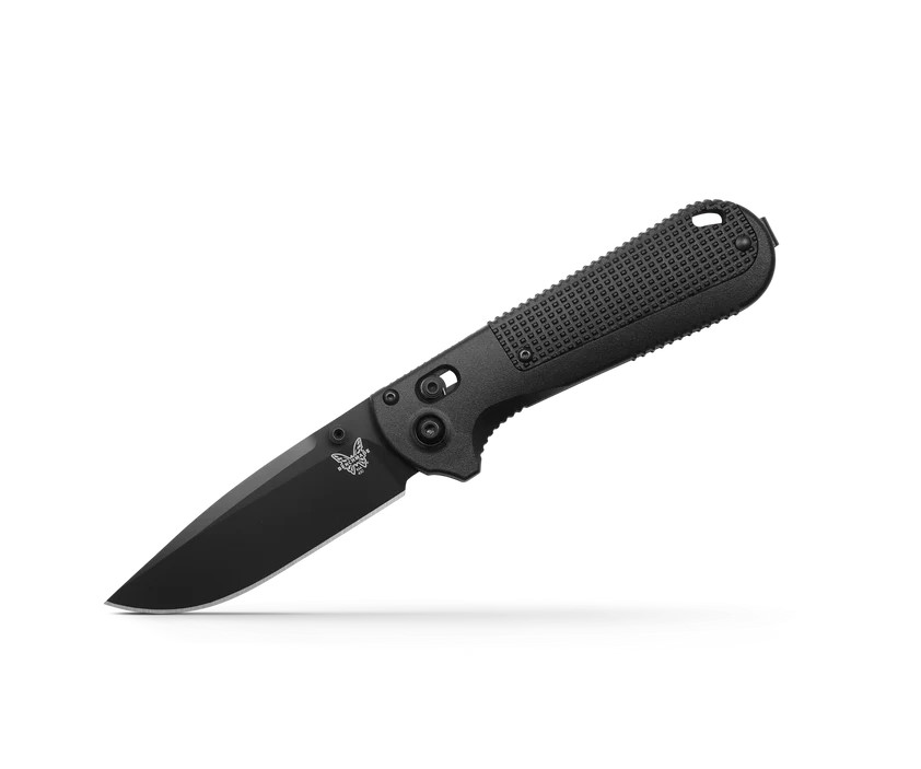 Benchmade Redoubt Folding Knife, CPM D2 Black, Grivory Black, 430BK-02