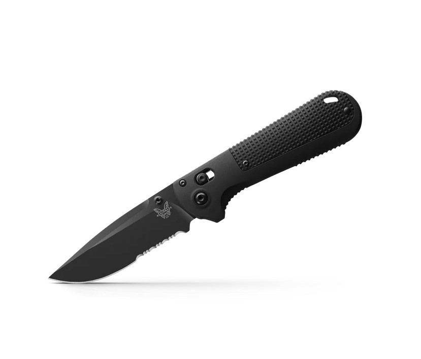 Benchmade Redoubt Folding Knife, CPM D2 Black, Grivory Black, 430SBK-02