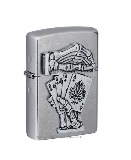 Zippo Dead Mans Hand Emblem Design, 49536