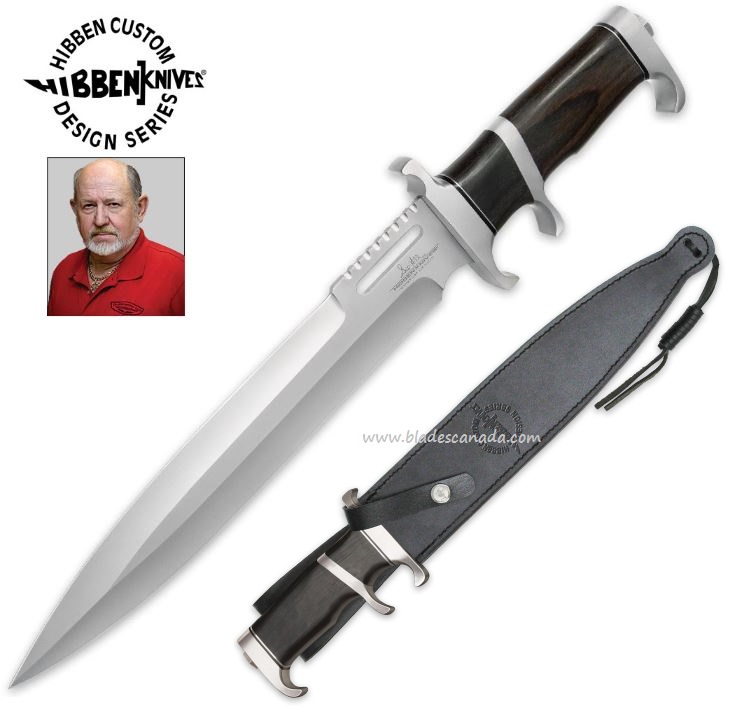 Gil Hibben Sub Hilt Toothpick Knife, Micarta Black, GH5044