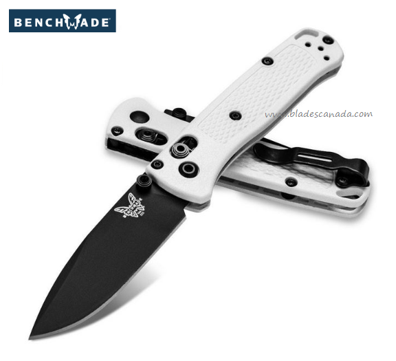 Benchmade Mini Bugout Folding Knife, S30V, White Handle, 533BK-1 - Click Image to Close