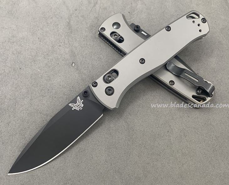 Benchmade Bugout Customized Folder, S90V Black, Titanium, Black Thumbstud & Standoffs, 535CU229