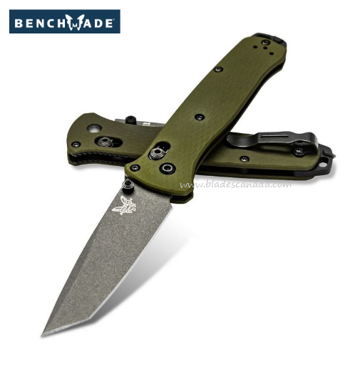 Benchmade Bailout Folding Knife, M4 Tanto, Aluminum, 537GY-1