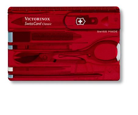 Victorinox Swiss Army SwissCard - Ruby