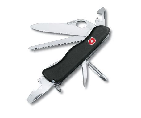 Victorinox Swiss Army One Hand Trekker - Black
